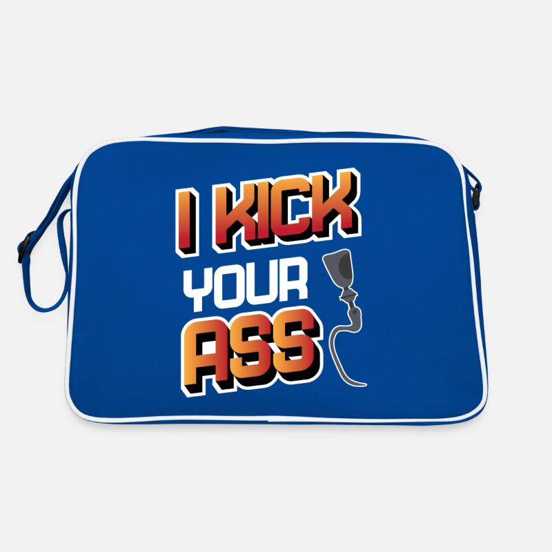 Lustiges Amputation und Beinprothesen Retro Tasche