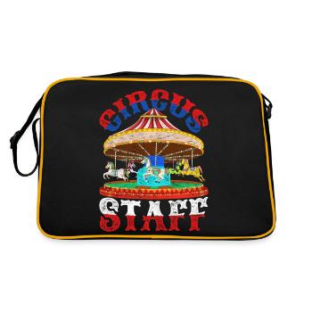 Artiste de cirque Carrousel Cadeau Cirque - Sac Retro - noir/or - Dos