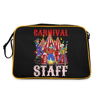 Carnaval Artiste de cirque Clown Cadeau Cirque - Sac Retro - noir/or - Dos