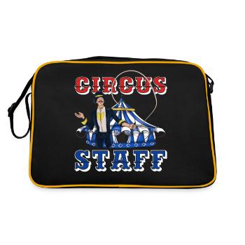 Circus Artist Carnival Circus Lovers Circus - Retro Bag - black/gold - Back