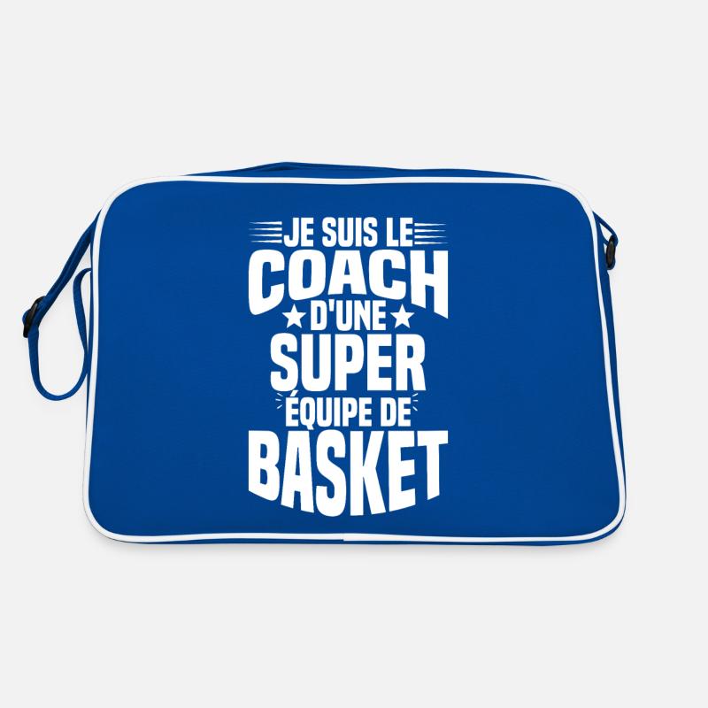 Je suis le coach d'une super équipe de basket Sac Retro