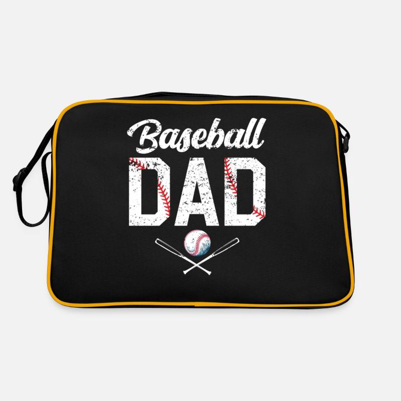 Baseball-Vater Alles Gute zum Vatertag von Ehefrau Tochter Retro Tasche