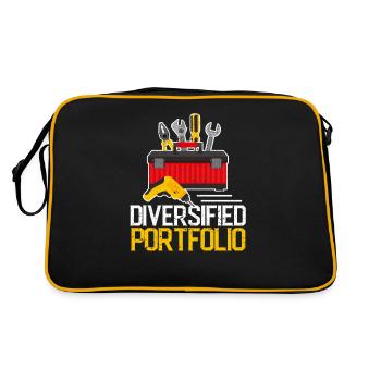 Portefeuille diversifié de mécaniques amusantes - Sac Retro - noir/or - Dos