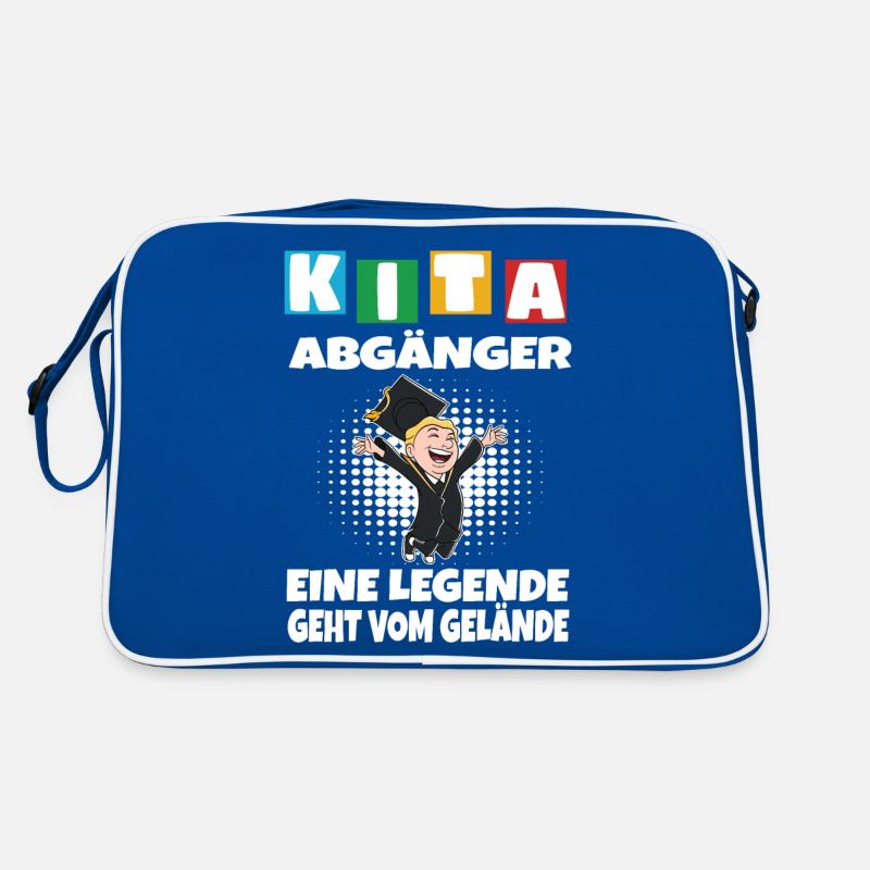 Kindergarten Abgänger Schulanfang Einschulung Retro Tasche