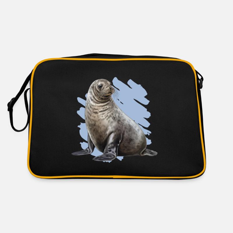 Realistische Abdichtung Retro Tasche