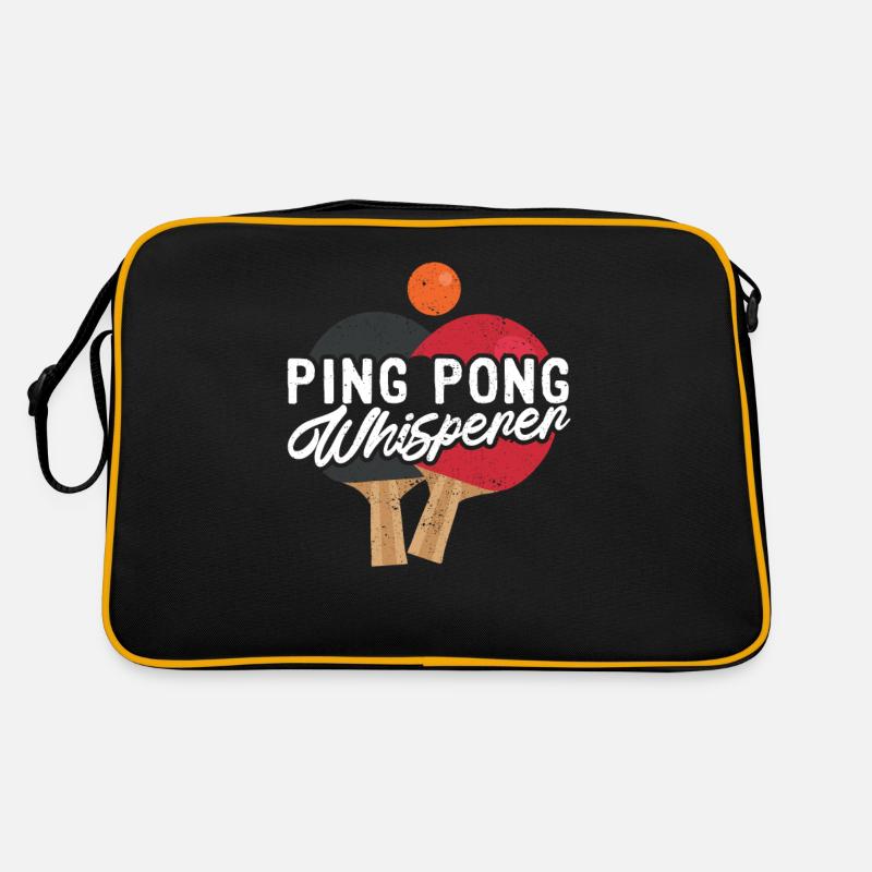 Ping Pong Whisperer Paddle Balls Master Funny Sac Retro