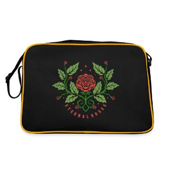 Roses éternelles - Sac Retro - noir/or - Dos