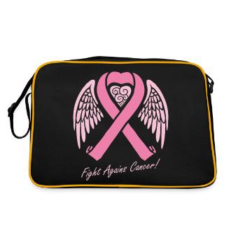 Lutte contre le cancer du sein - Sac Retro - noir/or - Dos