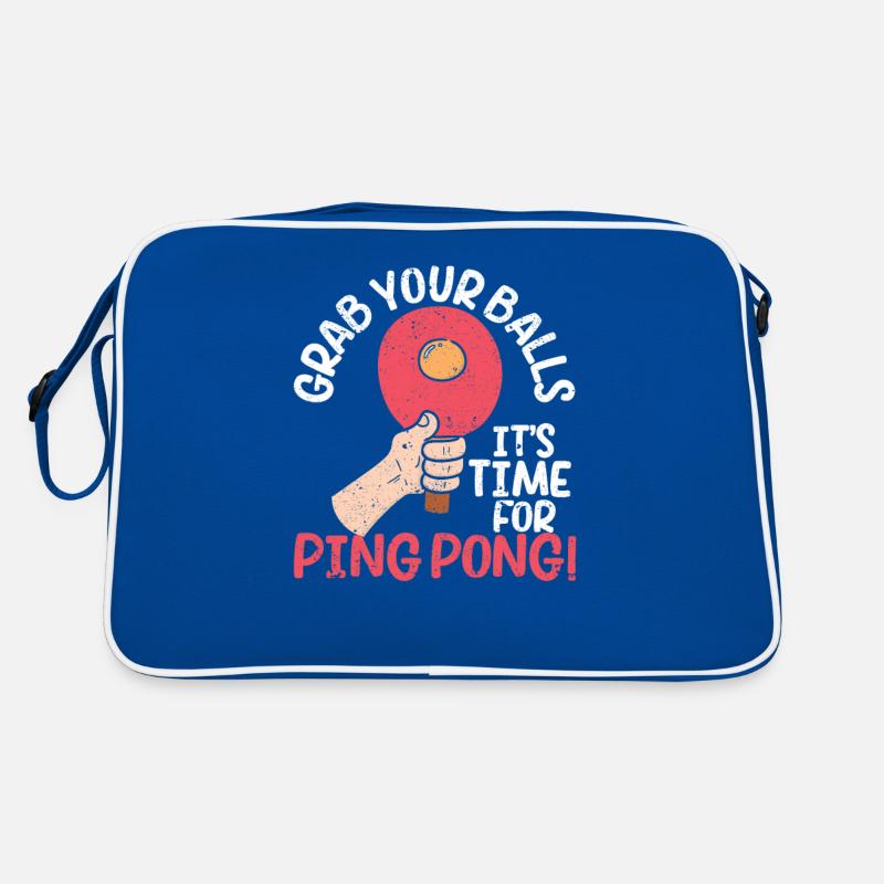 Attrapez vos balles C’est l’heure du ping-pong Sac Retro