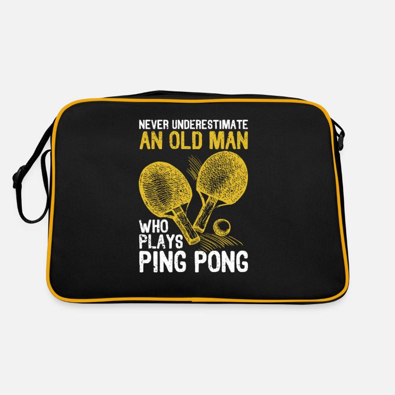 Never underestimate an old man who Retro Bag