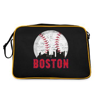 Vintage Boston Skyline Baseball Red Game Day - Sac Retro - noir/or - Dos