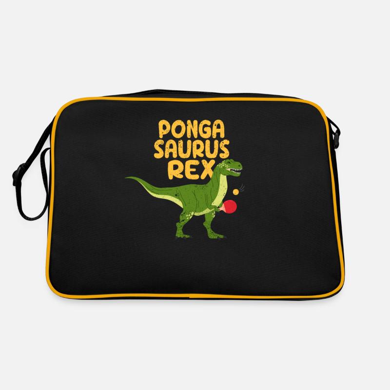 Pongasaurus Rex Ping Pong Master Table Drôle Sac Retro