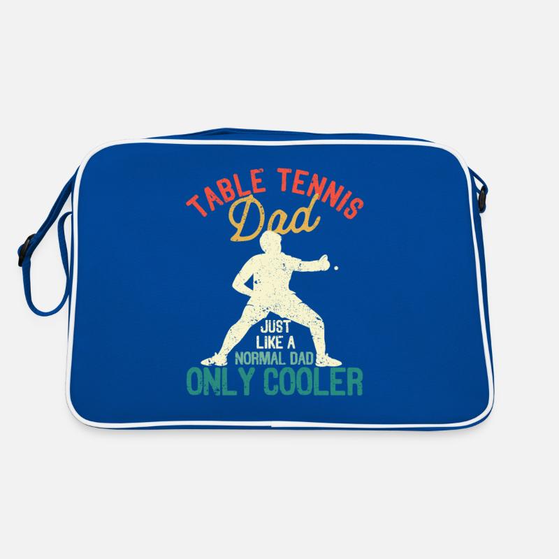 Papa de tennis de table Comme un père normal, seulement plus cool Sac Retro