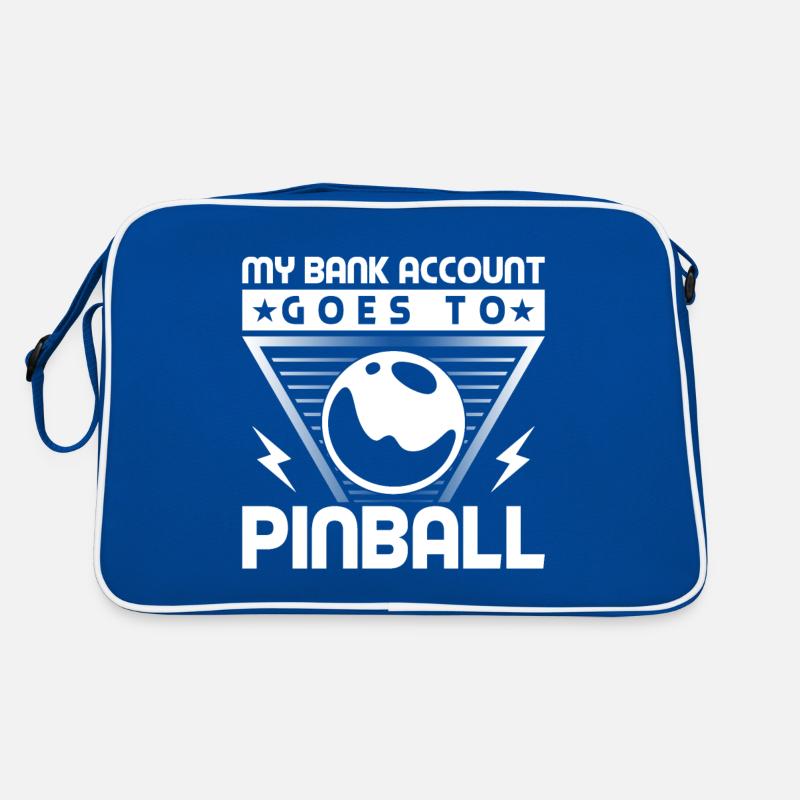 Mon compte bancaire va au joueur de flipper Sac Retro