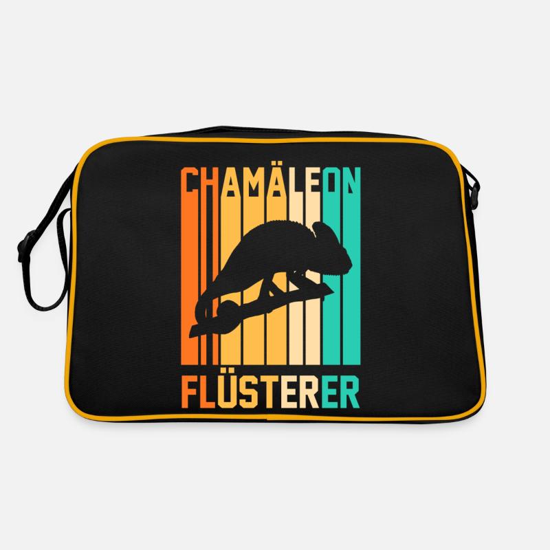 Chamäleon Flüsterer Retro Tasche