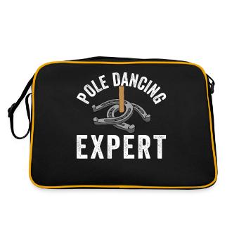 Pole Dancing Expert Horseshoe Pitching - Sac Retro - noir/or - Dos