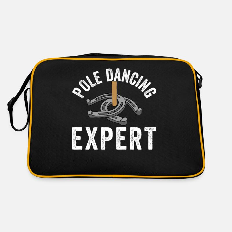 Pole Dancing Expert Horseshoe Pitching Retro Tasche