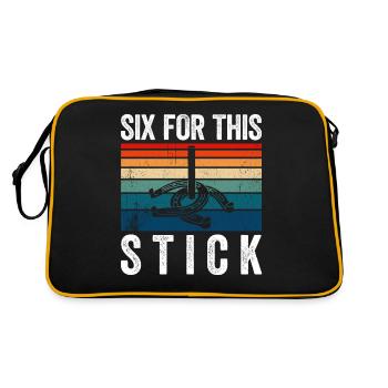Six pour ce lancer en fer à cheval - Sac Retro - noir/or - Dos