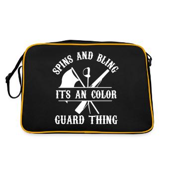 Spins et bling C’est une chose de garde de couleur - Sac Retro - noir/or - Dos