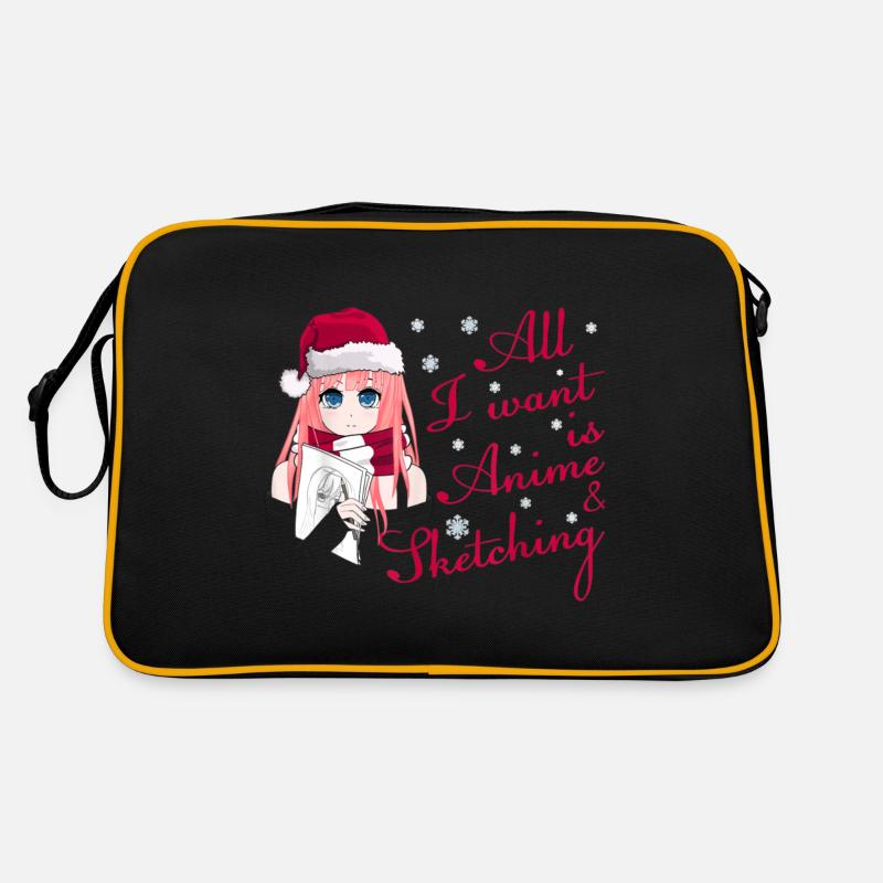 Anime & Sketching Christmas Anime Retro Bag