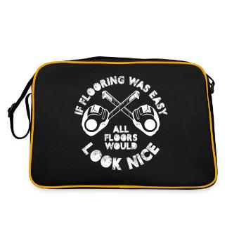 Si le revêtement de sol était facile Tous les étages auraient fière allure - Sac Retro - noir/or - Dos