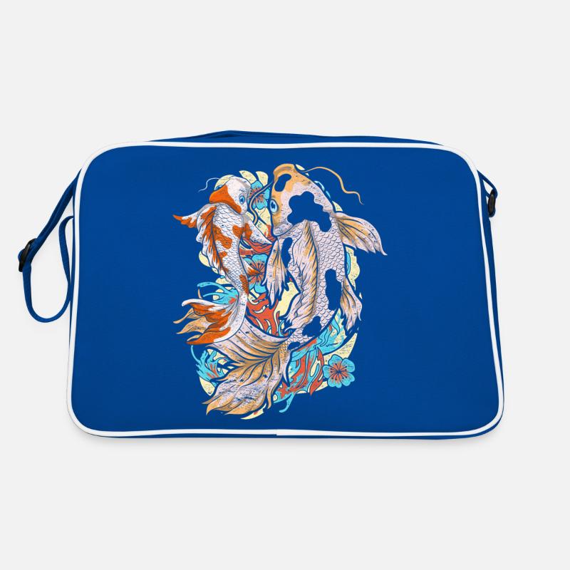 Japanese Koi Fish Farmer Gift Koi Carp Retro Bag