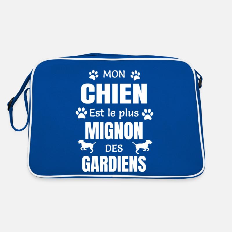 Mon chiens est le plus mignon des gardiens Sac Retro