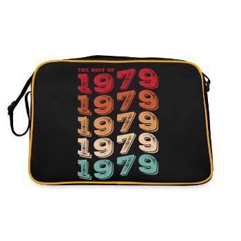 Vintage 1979 Gifts Legend for 44 Year Old - 44th - Retro Bag - black/gold - Back