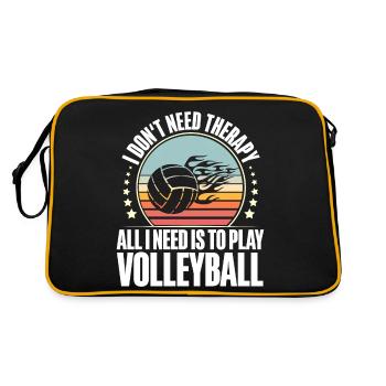 Volleyball - Retro Bag - black/gold - Back