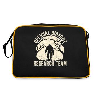 L’équipe de recherche officielle de Bigfoot est drôle - Sac Retro - noir/or - Dos