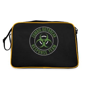 Zombie Outbreak Response Team Halloween Apocalypse - Retro Bag - black/gold - Back