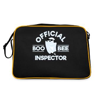 Inspecteur officiel Boo Bee Halloween Humour Lust - Sac Retro - noir/or - Dos