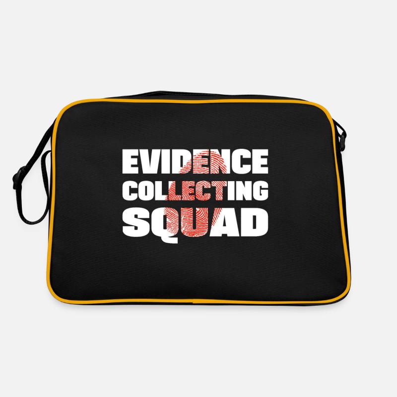 Evidence Collecting Squad Forensic Criminology Retro Bag