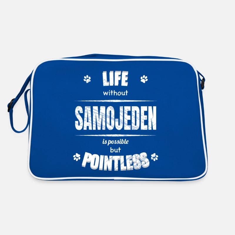 Life is possible but pointless - Samoyed Retro Bag