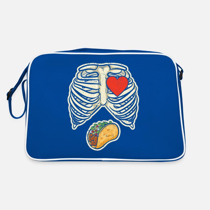 Halloween Daddy Skeleton Taco Belly Drôle Enceinte Sac Retro