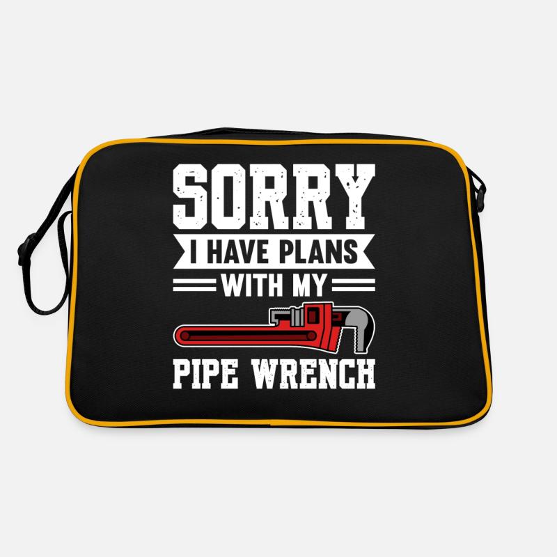 Désolé, j’ai des plans avec mon plombier de clé à pipe Sac Retro