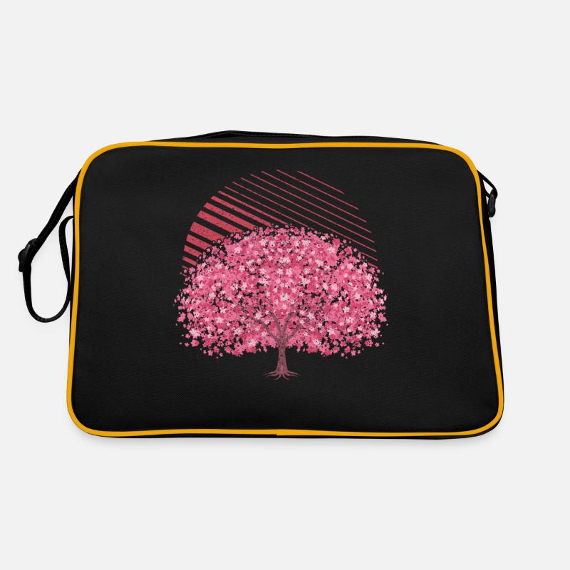 Cherry Blossom Tree Gift Japanese Sakura Retro Bag