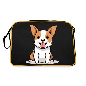 Corgi - Retro Bag - black/gold - Back