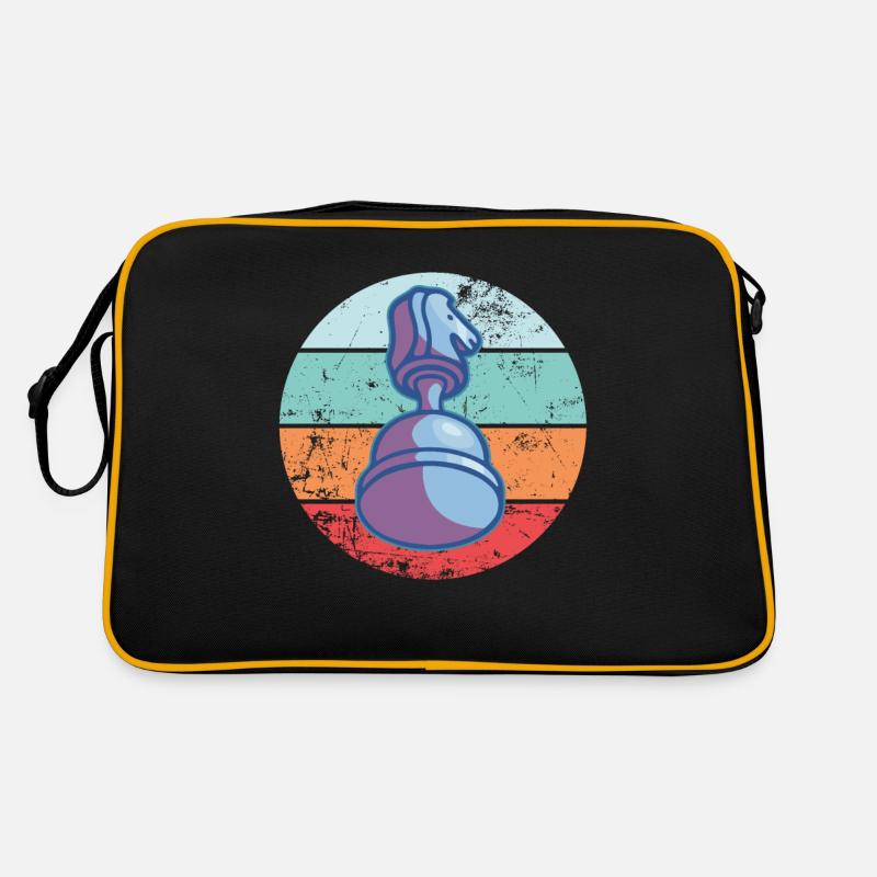 Vintage Chess Piece Retro Chess Piece Retro Bag
