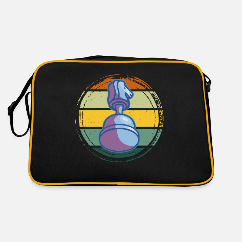 Vintage Chess Piece Retro Chess Piece Retro Bag