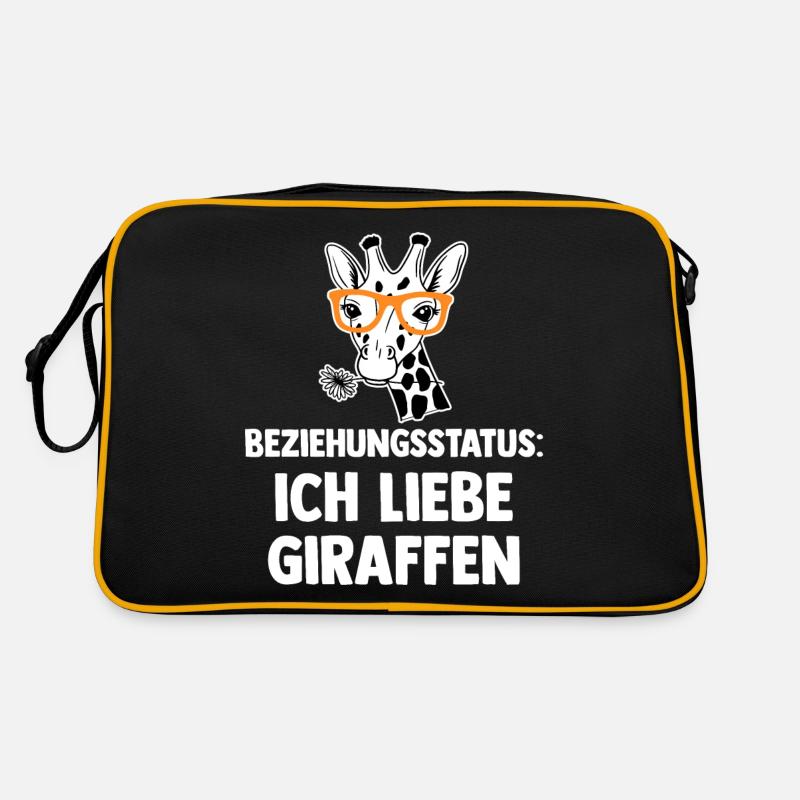 Giraffe Giraffen Retro Tasche