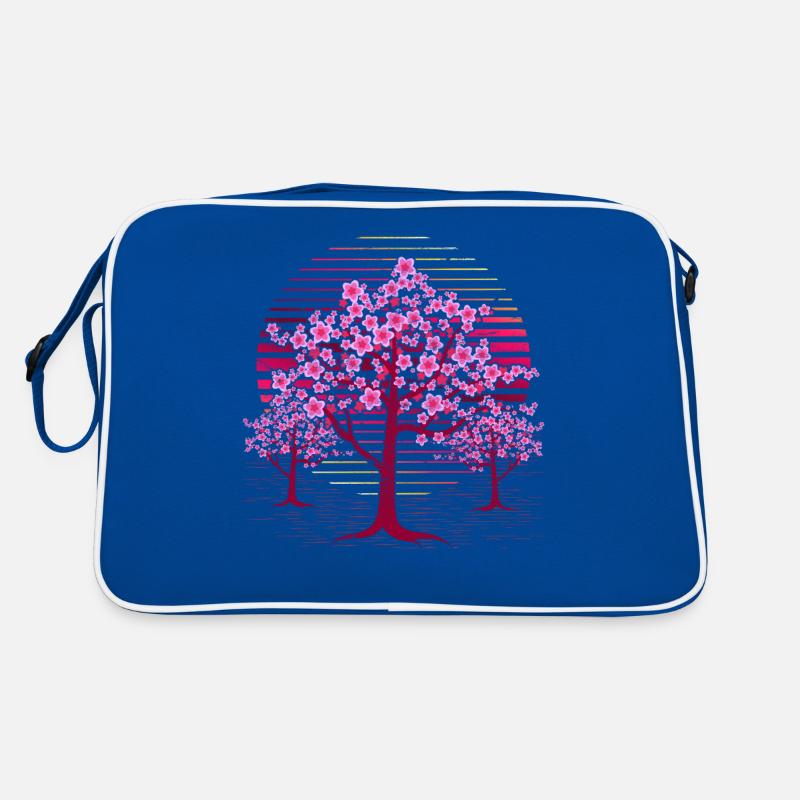 Japanische Sakura Baum Geschenk Retro Kirschblüten Retro Tasche