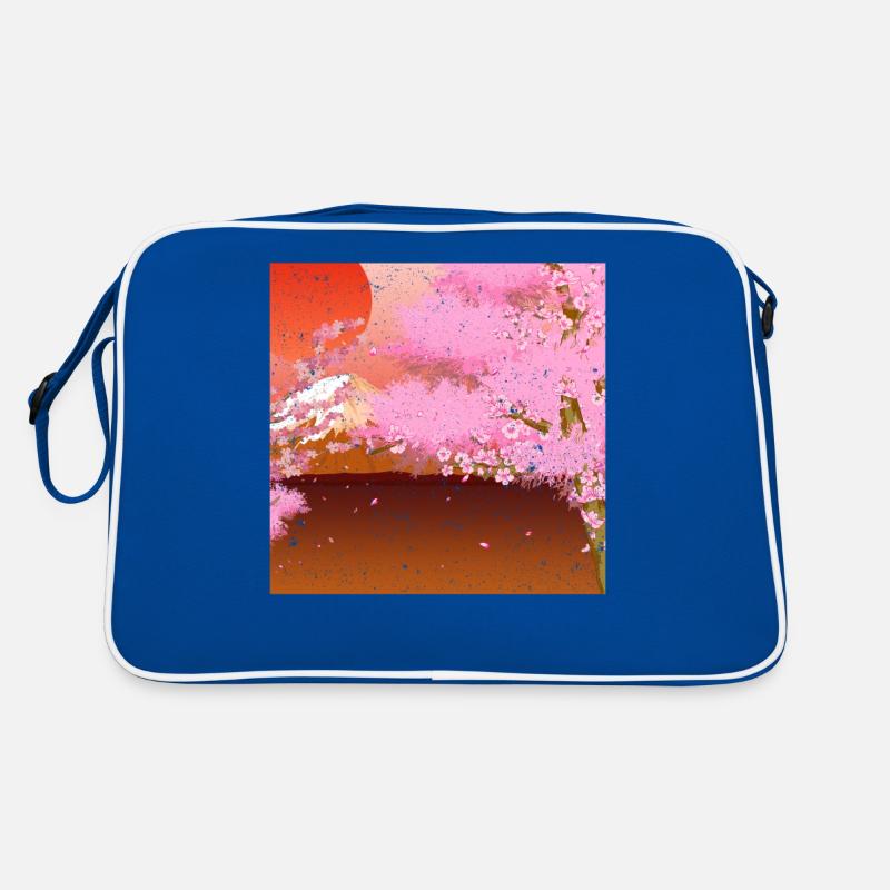 Japanische Kirschblüten Baum Geschenk Sakura Retro Tasche