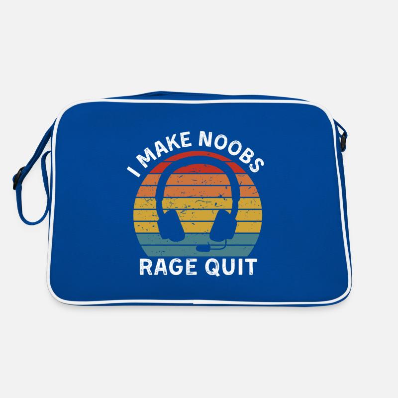 I make noobs rage quit Retro Tasche