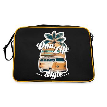 Van life style - motorhome - Retro Bag - black/gold - Back