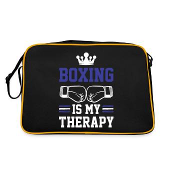 Boxing Therapy - Retro Bag - black/gold - Back