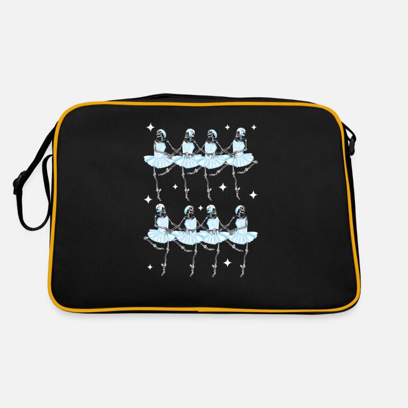 Skeleton Ballerinas Ballet Dance Drôle Halloween Sac Retro