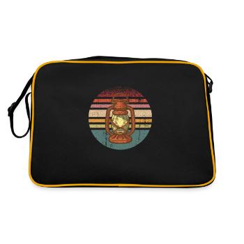 Camping Lanterne Rétro - Sac Retro - noir/or - Dos