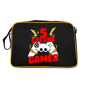 5 Star Gamer - Retro Bag - black/gold - Back
