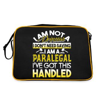 Paralegal Paralegal Got This Handled - Retro Bag - black/gold - Back